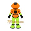 Orange Robot Mascot Costume Orange Robot Mascot Costume