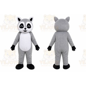 Gray Raccoon Mascot Costume
