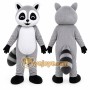 Gray Raccoon Mascot Costume