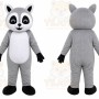 Gray Raccoon Mascot Costume