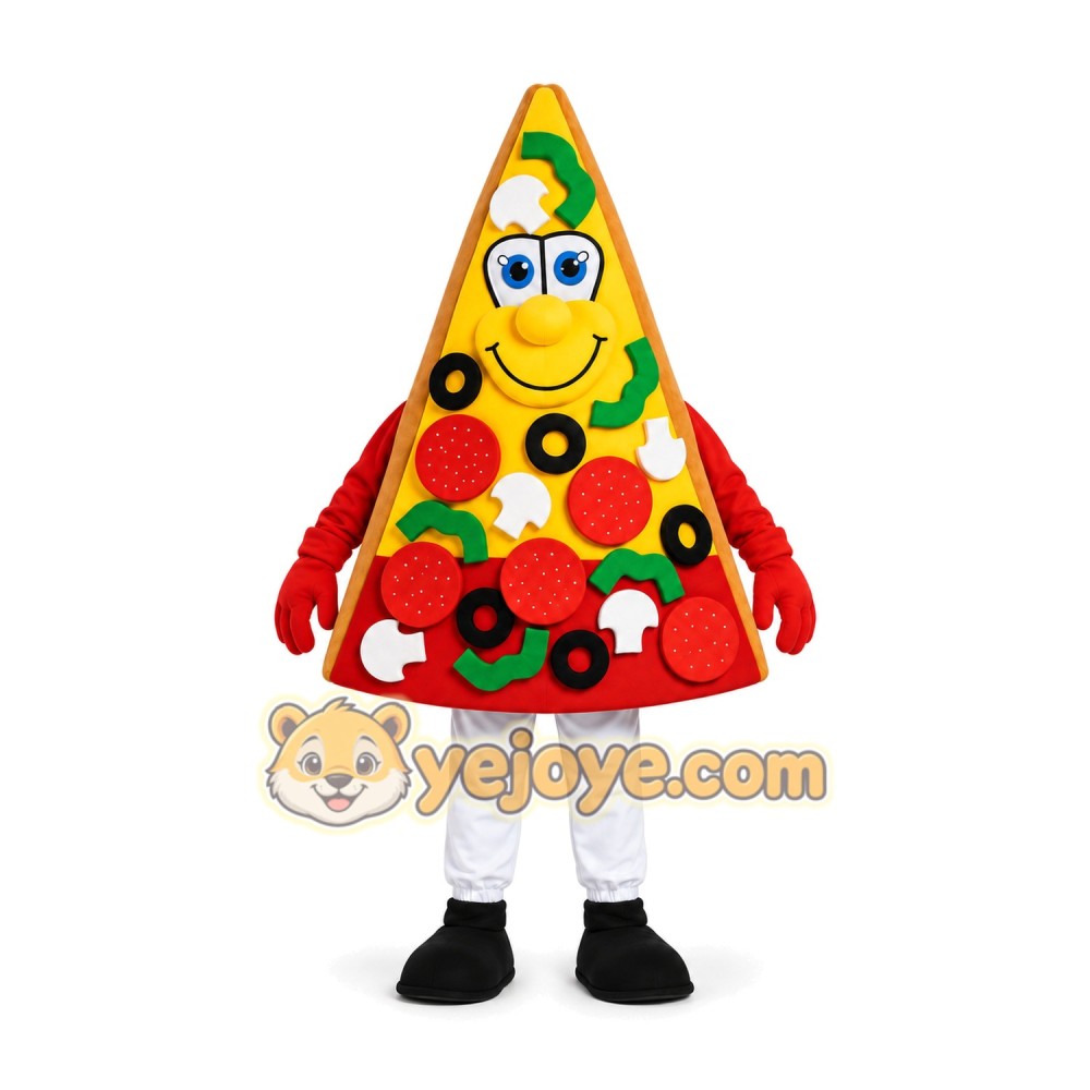 Pizza Cone Mascot Costume Pizza Cone Mascot Costume