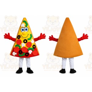 Pizza Cone Mascot Costume