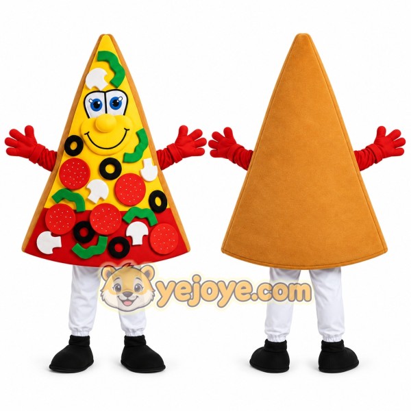 Pizza Cone Mascot Costume