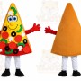 Pizza Cone Mascot Costume