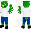 Green Alien Boy Mascot Costume