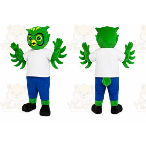 Green Alien Boy Mascot Costume