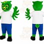 Green Alien Boy Mascot Costume