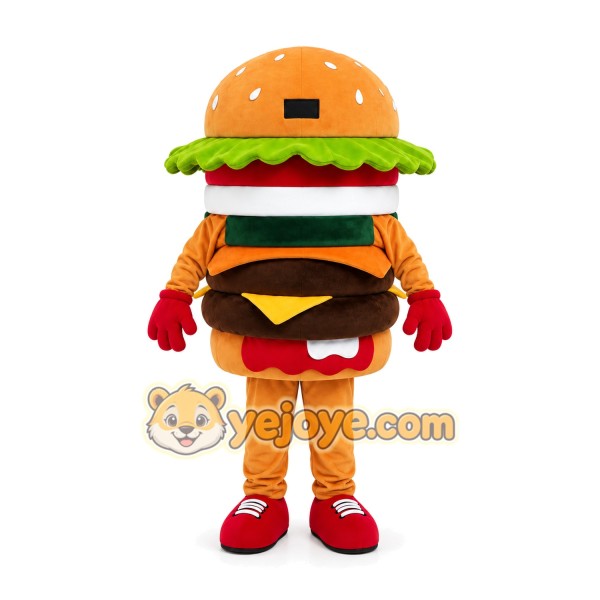 Hamburger Character Mascot Costume Hamburger Character Mascot Costume