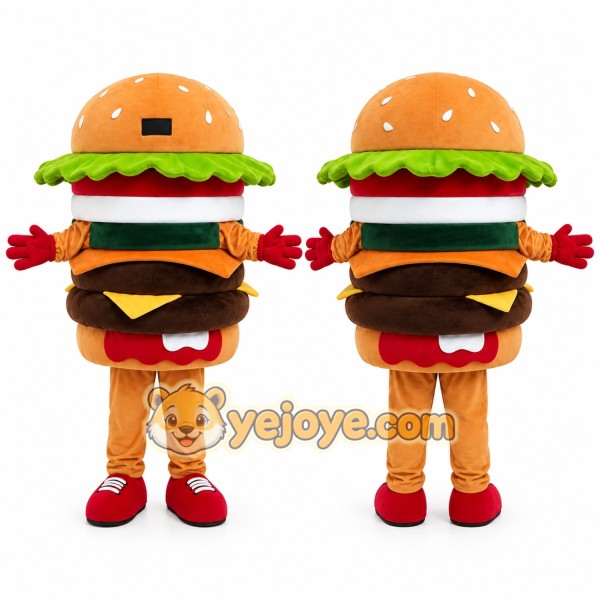Hamburger Character Mascot Costume