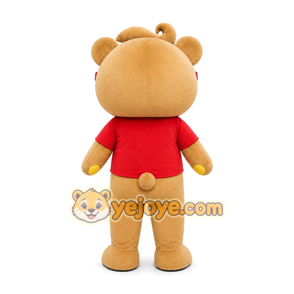 Glasses Bear Mascot Costume Glasses Bear Mascot Costume
