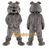 Gray Bulldog Mascot Costume Gray Bulldog Mascot Costume