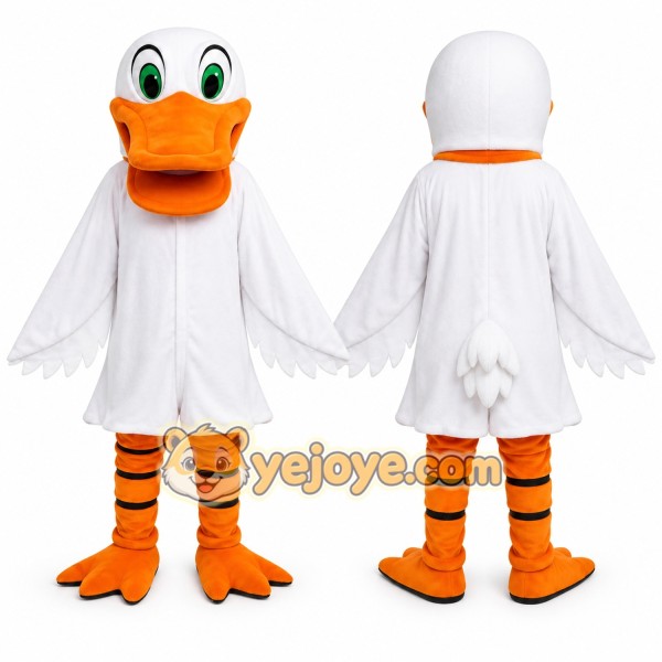 White Duck Mascot Costume