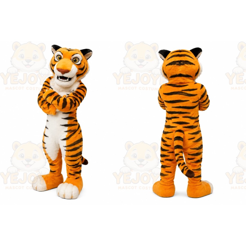 Orange Tiger Mascot Costume