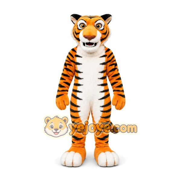 Orange Tiger Mascot Costume
