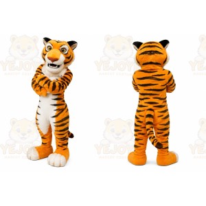 Orange Tiger Mascot Costume