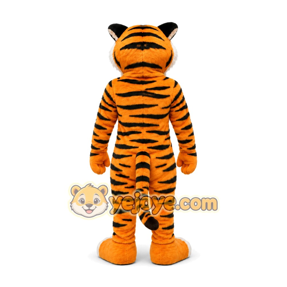 Orange Tiger Mascot Costume