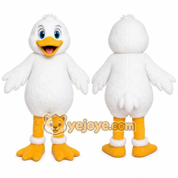 White Duck Mascot Costume