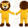 Yellow Lion Mascot Costume