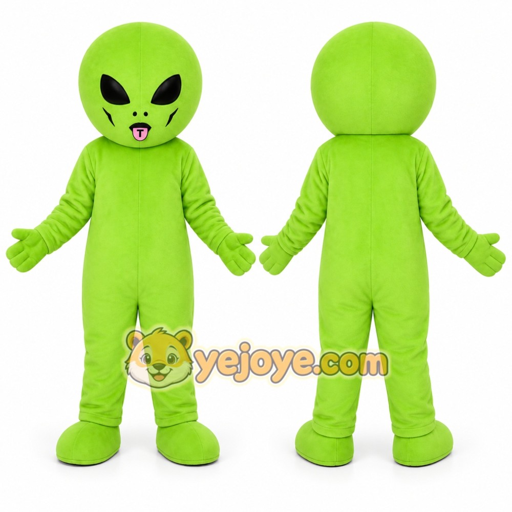 Green Alien Mascot Costume Green Alien Mascot Costume