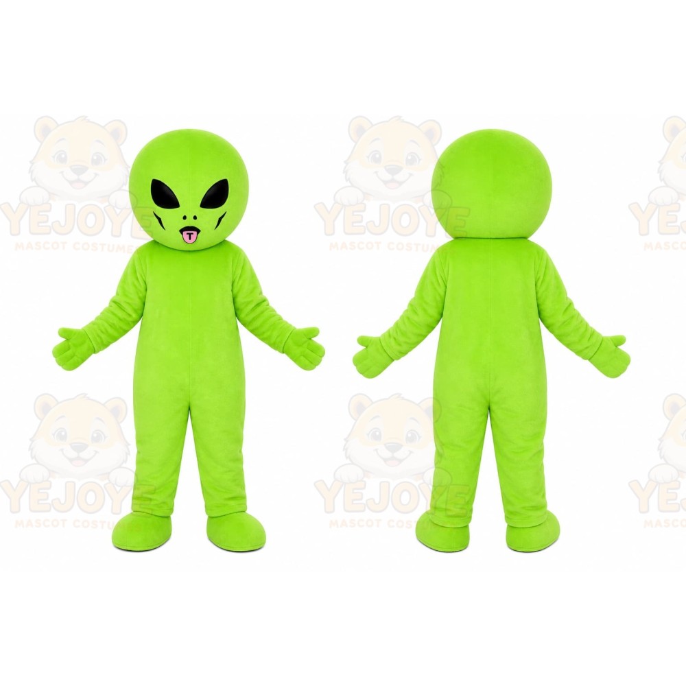 Green Alien Mascot Costume