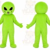 Green Alien Mascot Costume