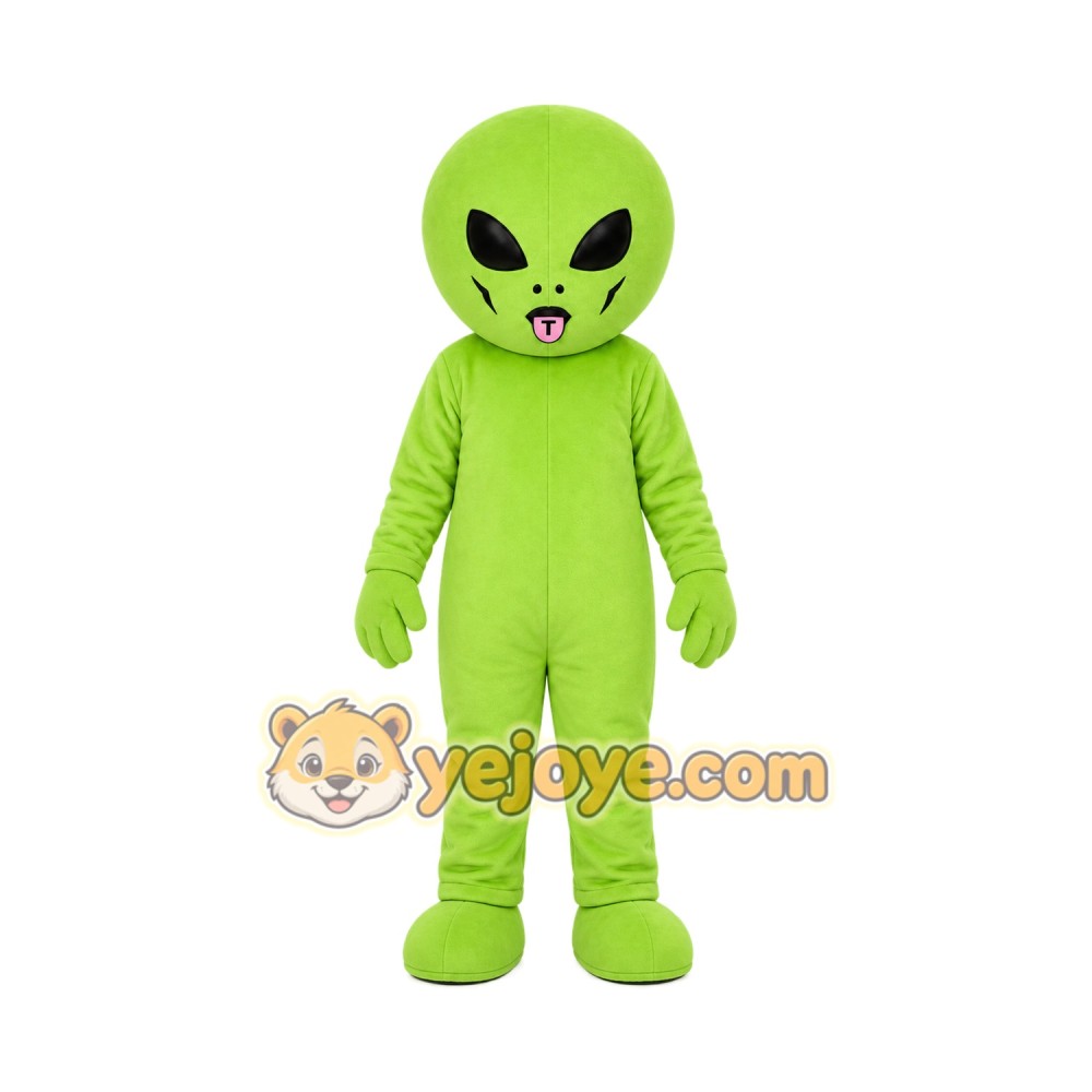 Green Alien Mascot Costume Green Alien Mascot Costume