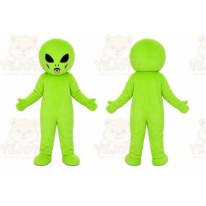 Green Alien Mascot Costume