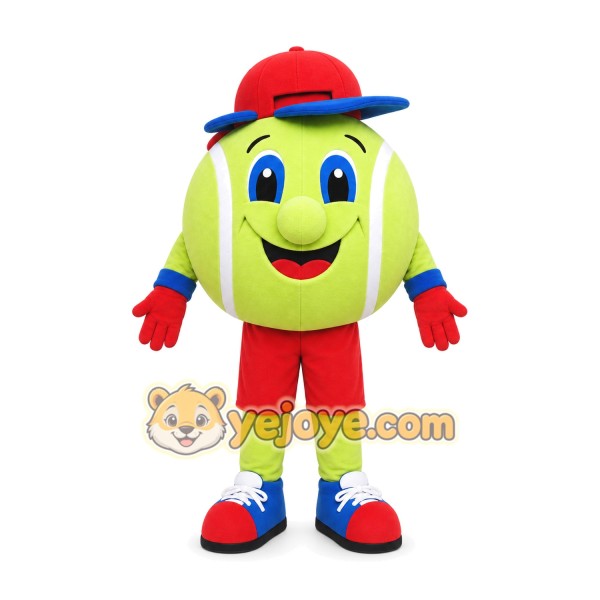 Tennis Ball Character Mascot Costume