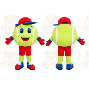 Tennis Ball Character Mascot Costume