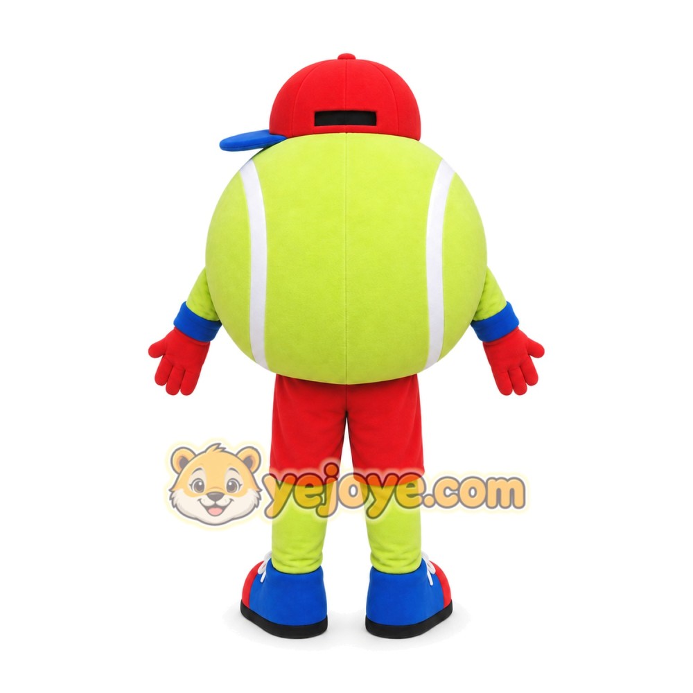 Tennis Ball Character Mascot Costume Tennis Ball Character Mascot Costume