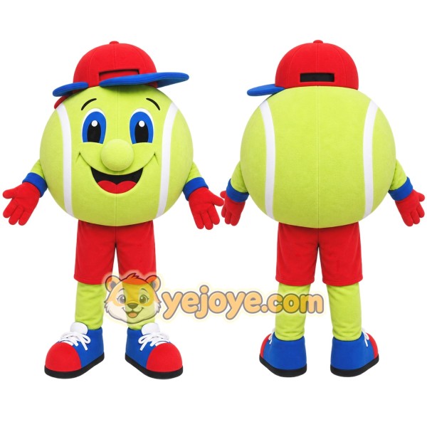 Tennis Ball Character Mascot Costume