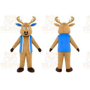 Tan Reindeer Mascot Costume