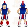 Blue Roman Girl Mascot Costume