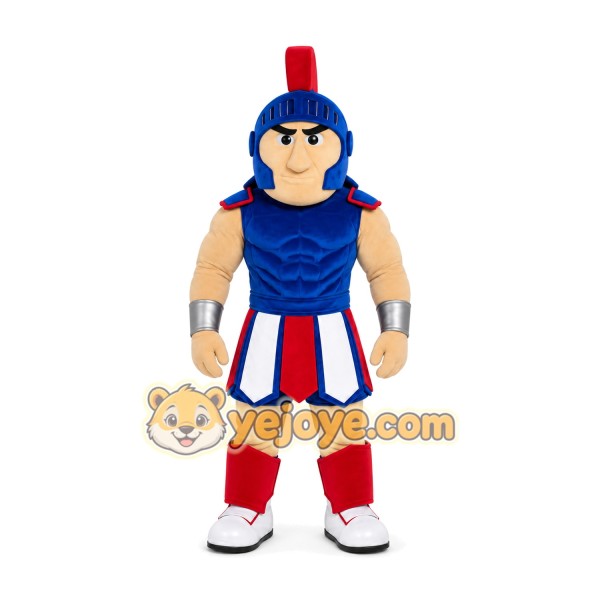 Blue Roman Girl Mascot Costume