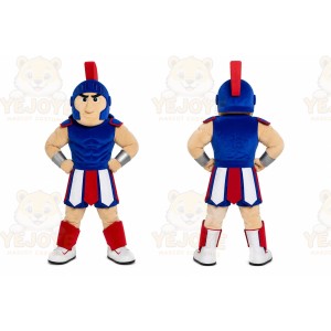 Blue Roman Girl Mascot Costume