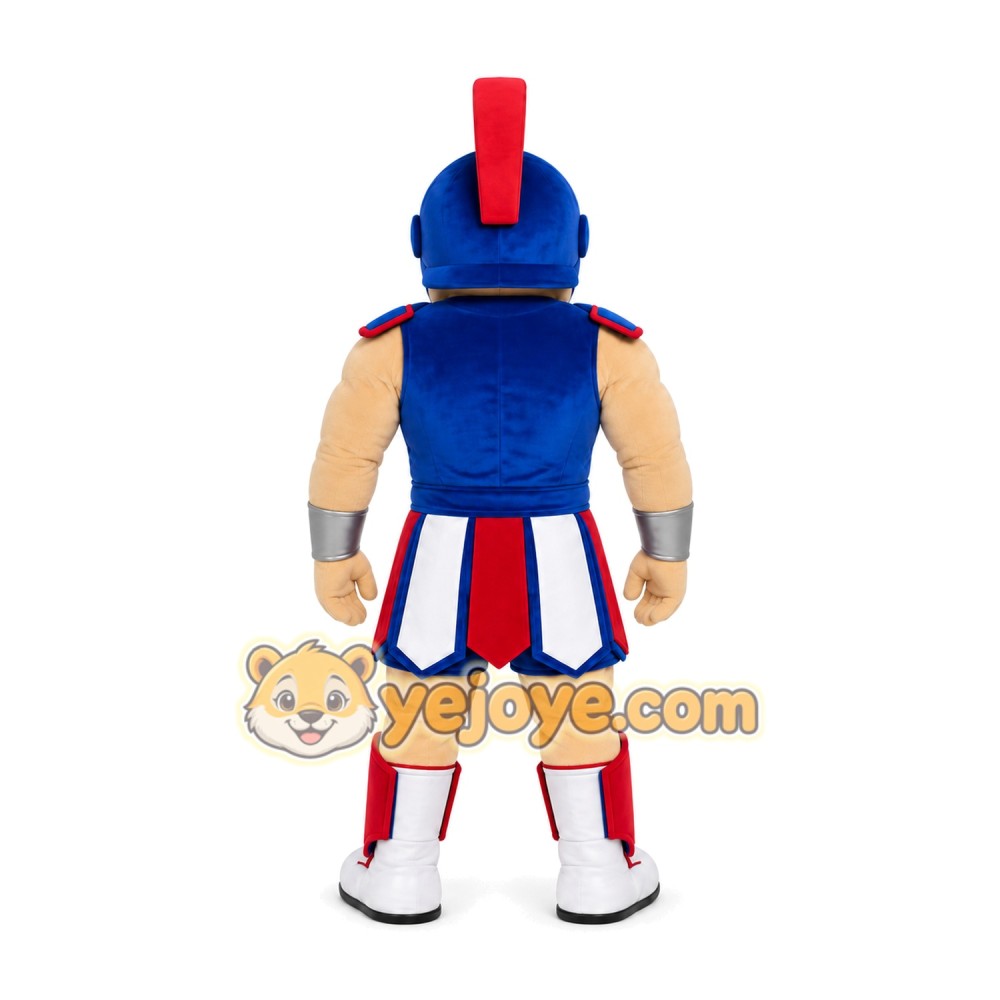 Blue Roman Girl Mascot Costume Blue Roman Girl Mascot Costume