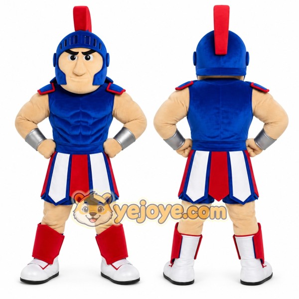 Blue Roman Girl Mascot Costume