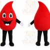 Red Drop Mascot Costume