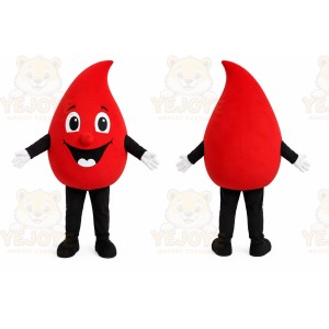 Red Drop Mascot Costume