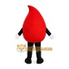 Red Drop Mascot Costume Red Drop Mascot Costume