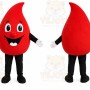 Red Drop Mascot Costume
