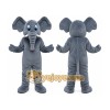 Gray Elephant Mascot Costume Gray Elephant Mascot Costume