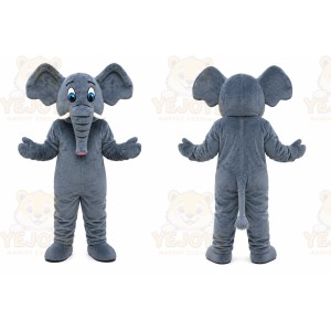 Gray Elephant Mascot Costume