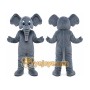 Gray Elephant Mascot Costume