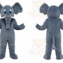 Gray Elephant Mascot Costume