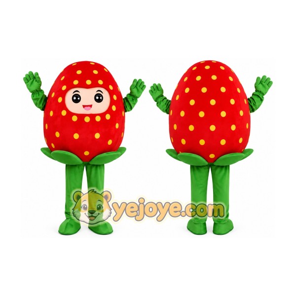 Strawberry Character Mascot Costume