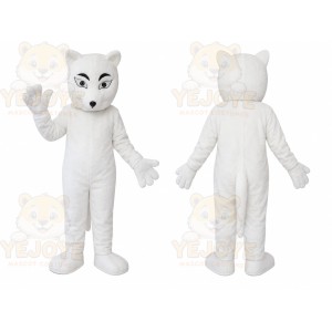 White Cat Mascot Costume