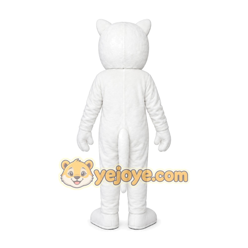 White Cat Mascot Costume