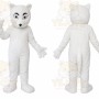 White Cat Mascot Costume