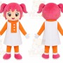 Pink Hair Girl Mascot Costume